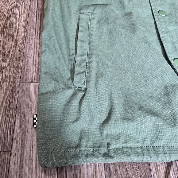 Vans Worm Guy Coaches Jacket Mens Small Green‎ Graphic Skateboarding - Picture 12 of 16